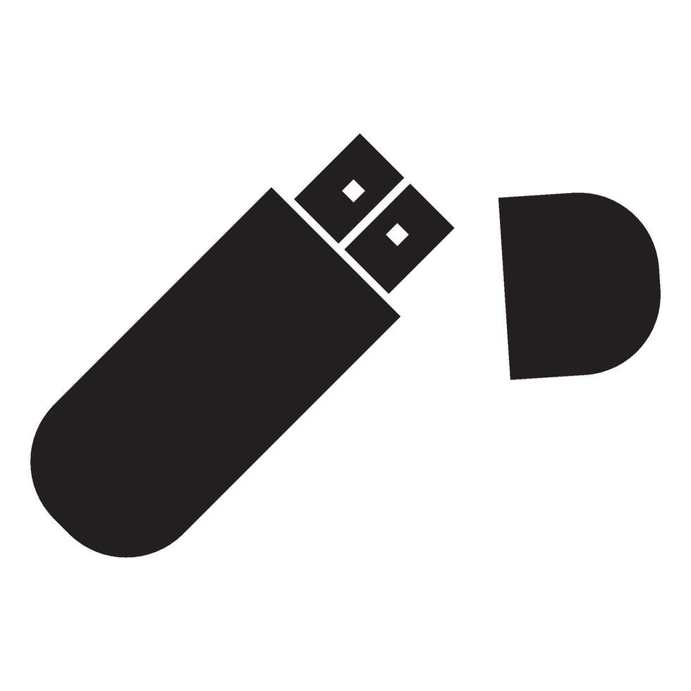 Pen drive ícone logotipo vetor Projeto modelo