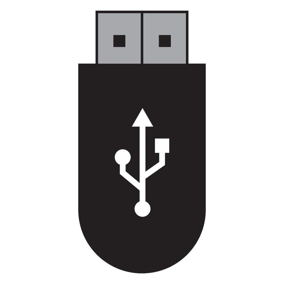 Pen drive ícone logotipo vetor Projeto modelo