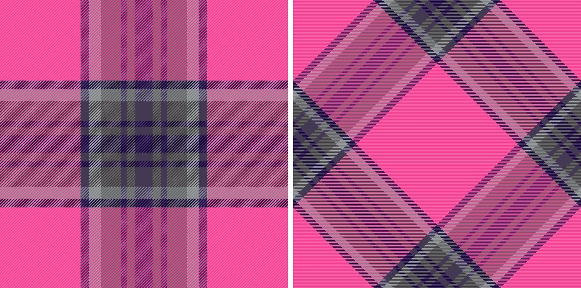 tecido textura Verifica do padronizar fundo tartan com uma têxtil desatado vetor xadrez.