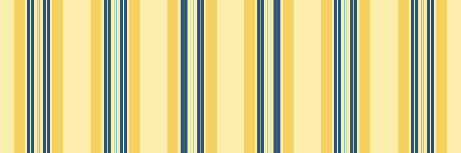voga linhas listra padrão, bobina vetor textura fundo. tapete tecido desatado têxtil vertical dentro amarelo e ciano cores.