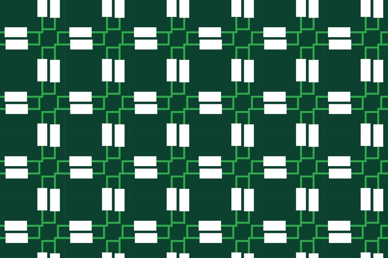 padrão sem emenda de vetor, fundo de textura abstrata, blocos repetidos, três cores vetor