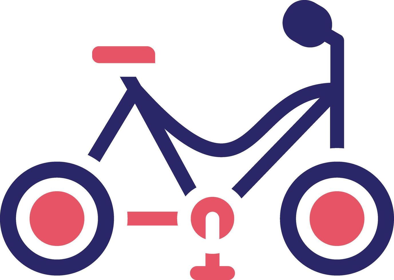 bicicleta brinquedo vetor ícone
