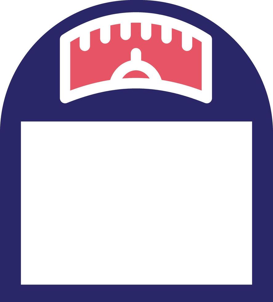 ícone de vetor de máquina de peso