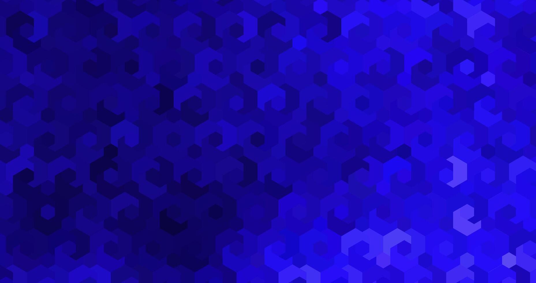 abstrato elegante azul fundo com hex padronizar vetor