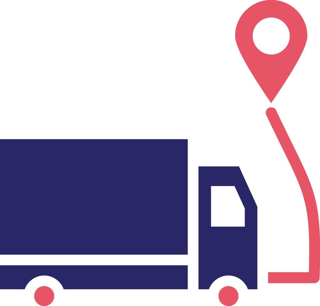 ícone de vetor de entrega de logística
