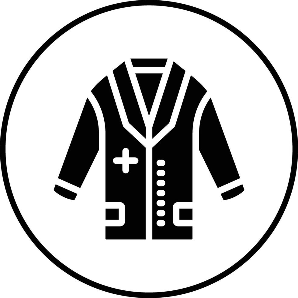 médico casaco vetor ícone