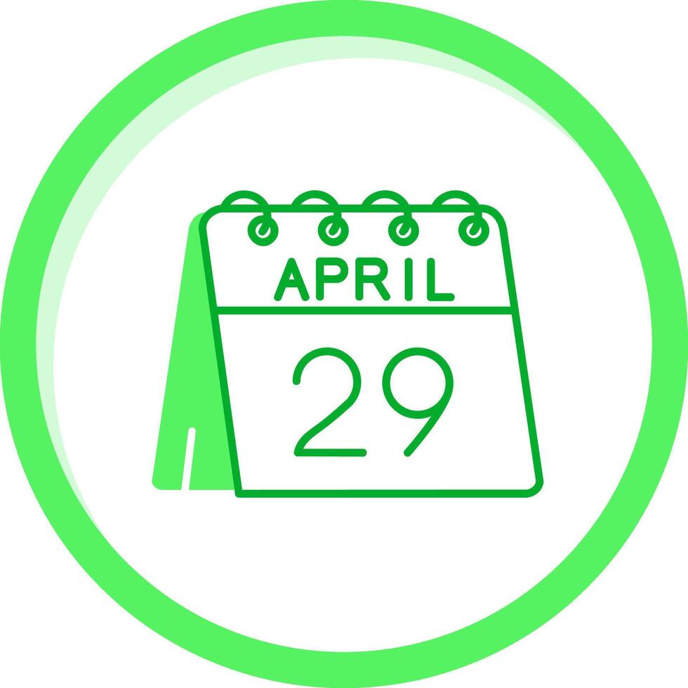 29º do abril verde misturar ícone vetor