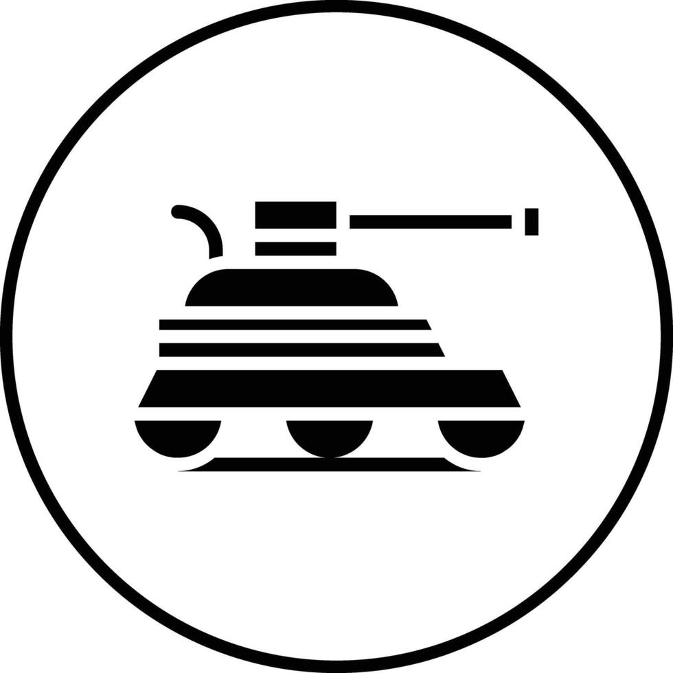 exército tanque vetor ícone