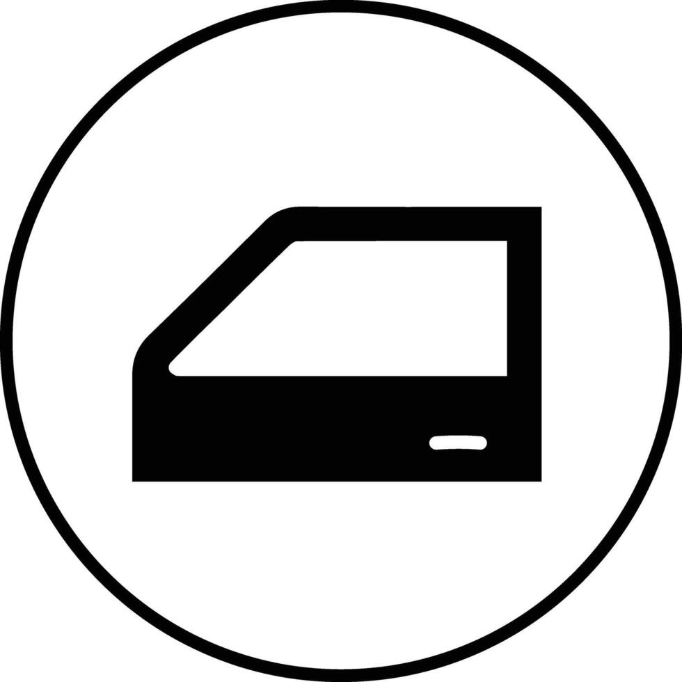 ícone de vetor de porta de carro