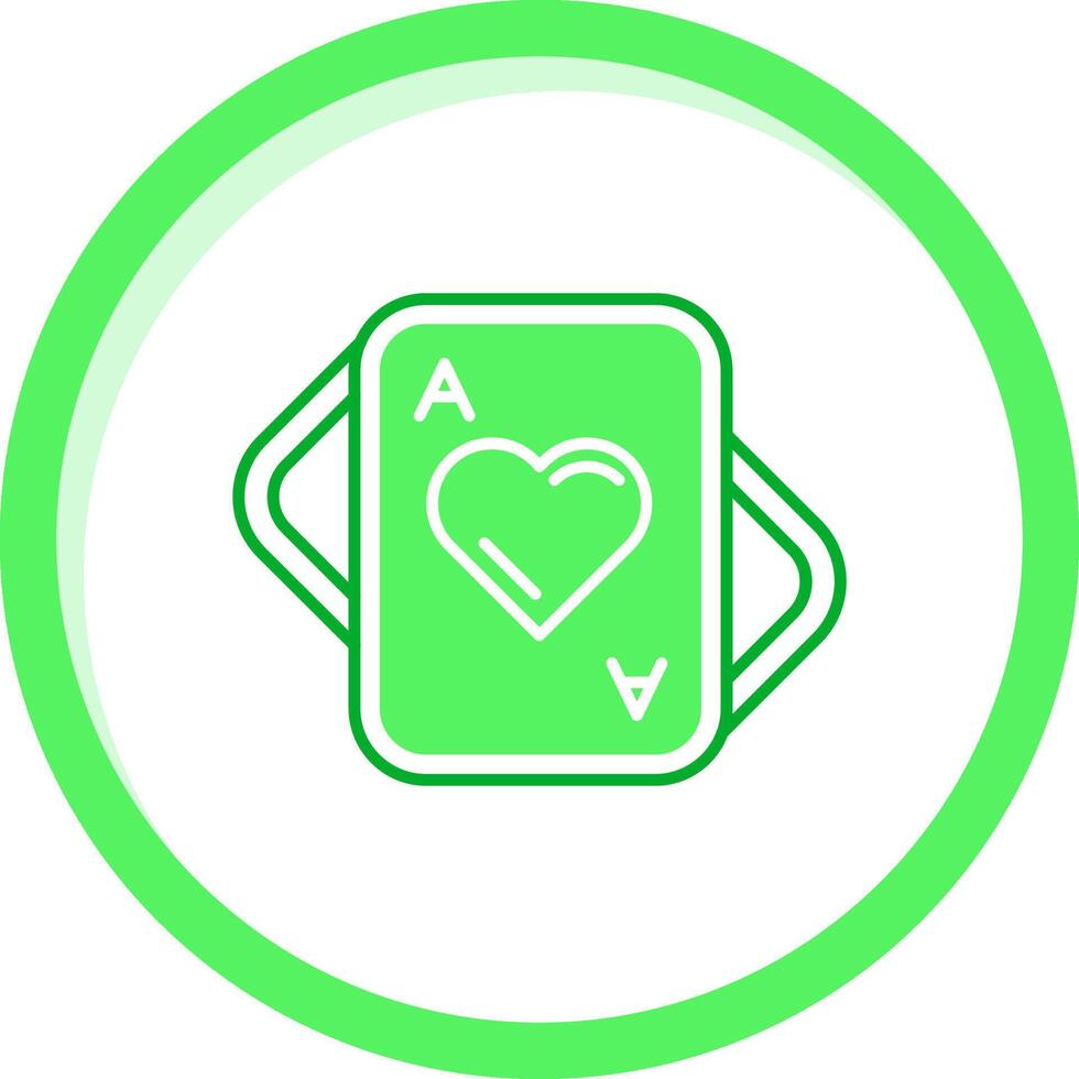 corações verde misturar ícone vetor