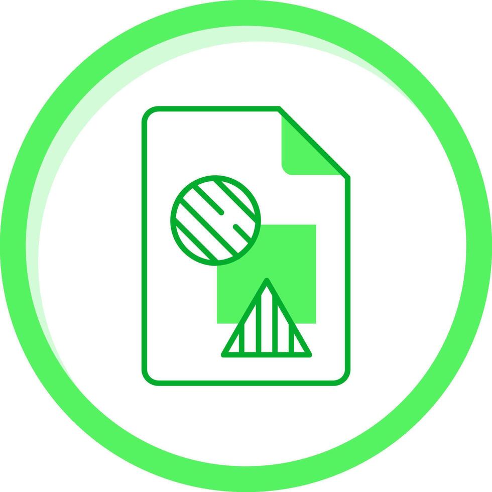 Arquivo verde misturar ícone vetor