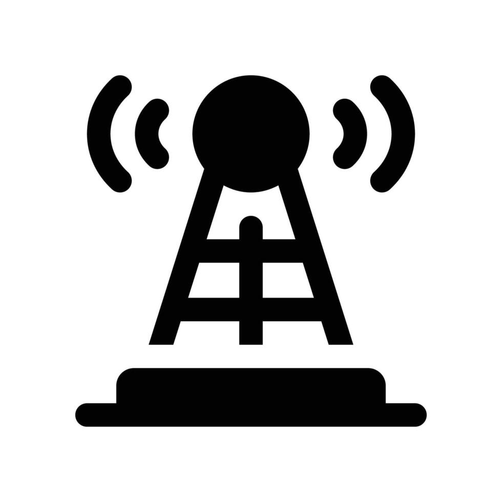 antena ícone. vetor glifo ícone para seu local na rede Internet, móvel, apresentação, e logotipo Projeto.