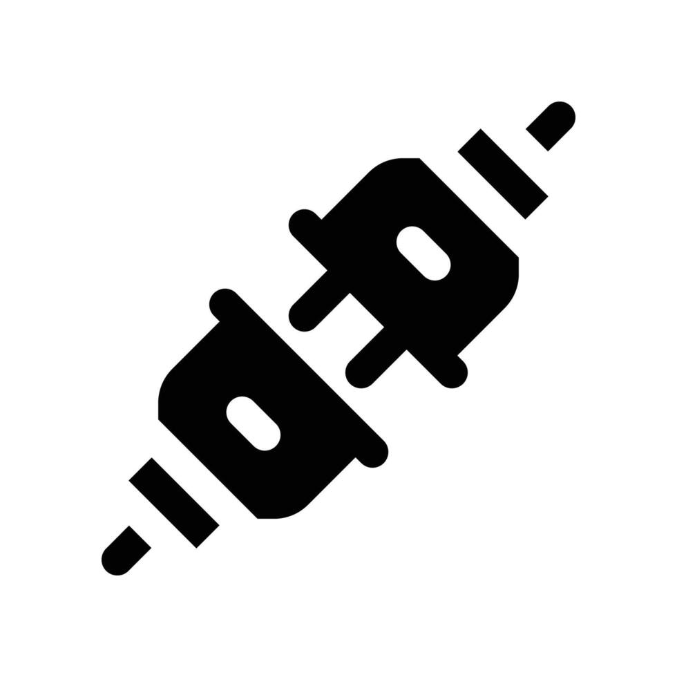 plugue ícone. vetor glifo ícone para seu local na rede Internet, móvel, apresentação, e logotipo Projeto.