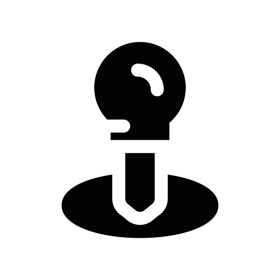 PIN ícone. vetor glifo ícone para seu local na rede Internet, móvel, apresentação, e logotipo Projeto.