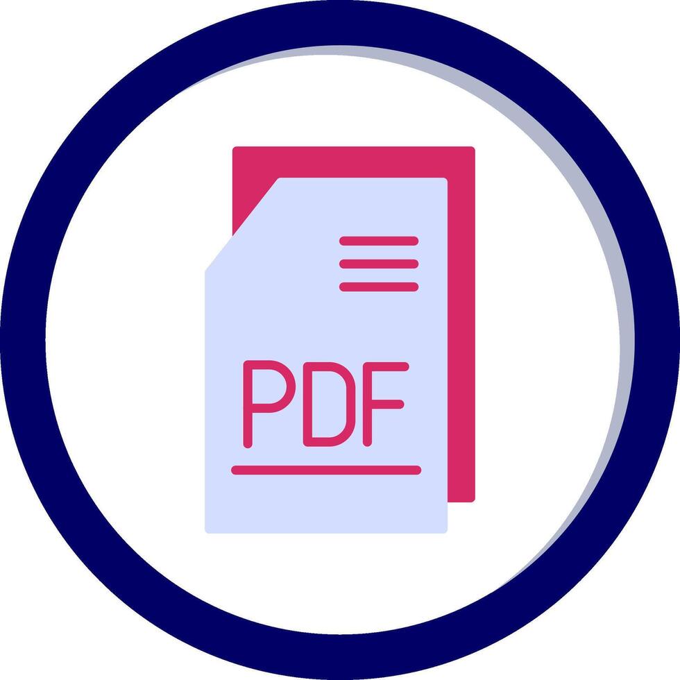 pdf Arquivo vecto ícone vetor