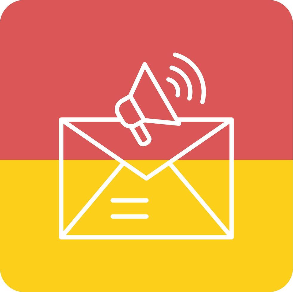 o email marketing vecto ícone vetor