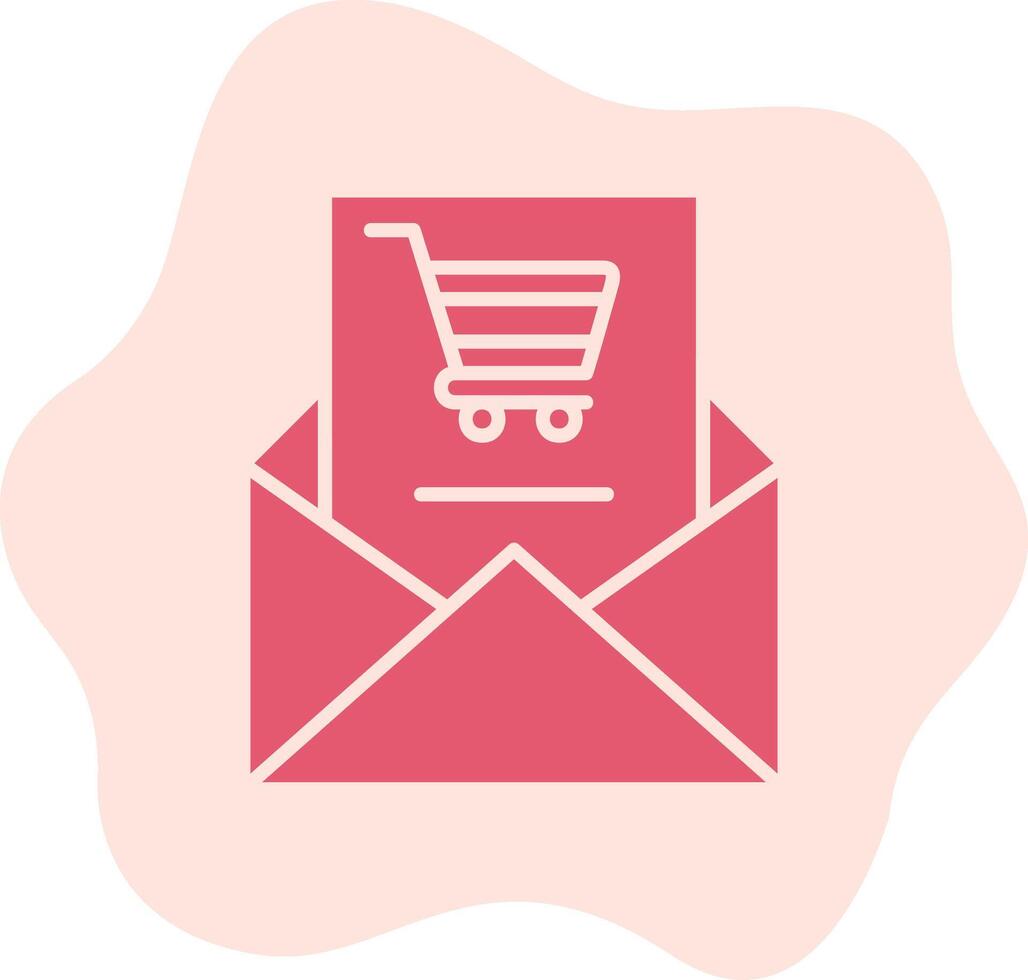 compras o email vecto ícone vetor