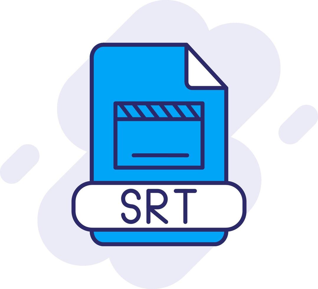 srt linha preenchidas Backgroud ícone vetor