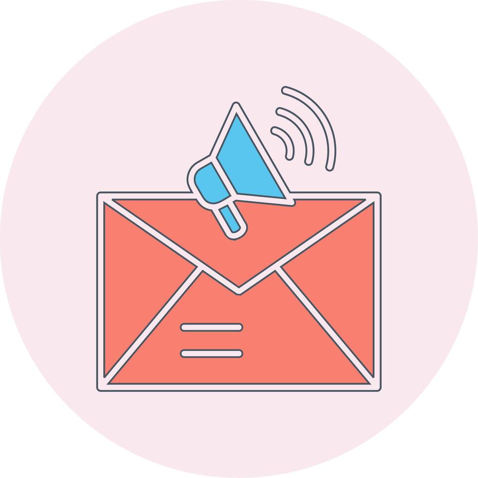 o email marketing vecto ícone vetor