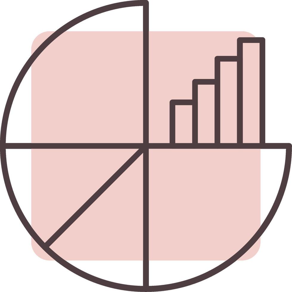 torta gráfico linha forma cores ícone vetor
