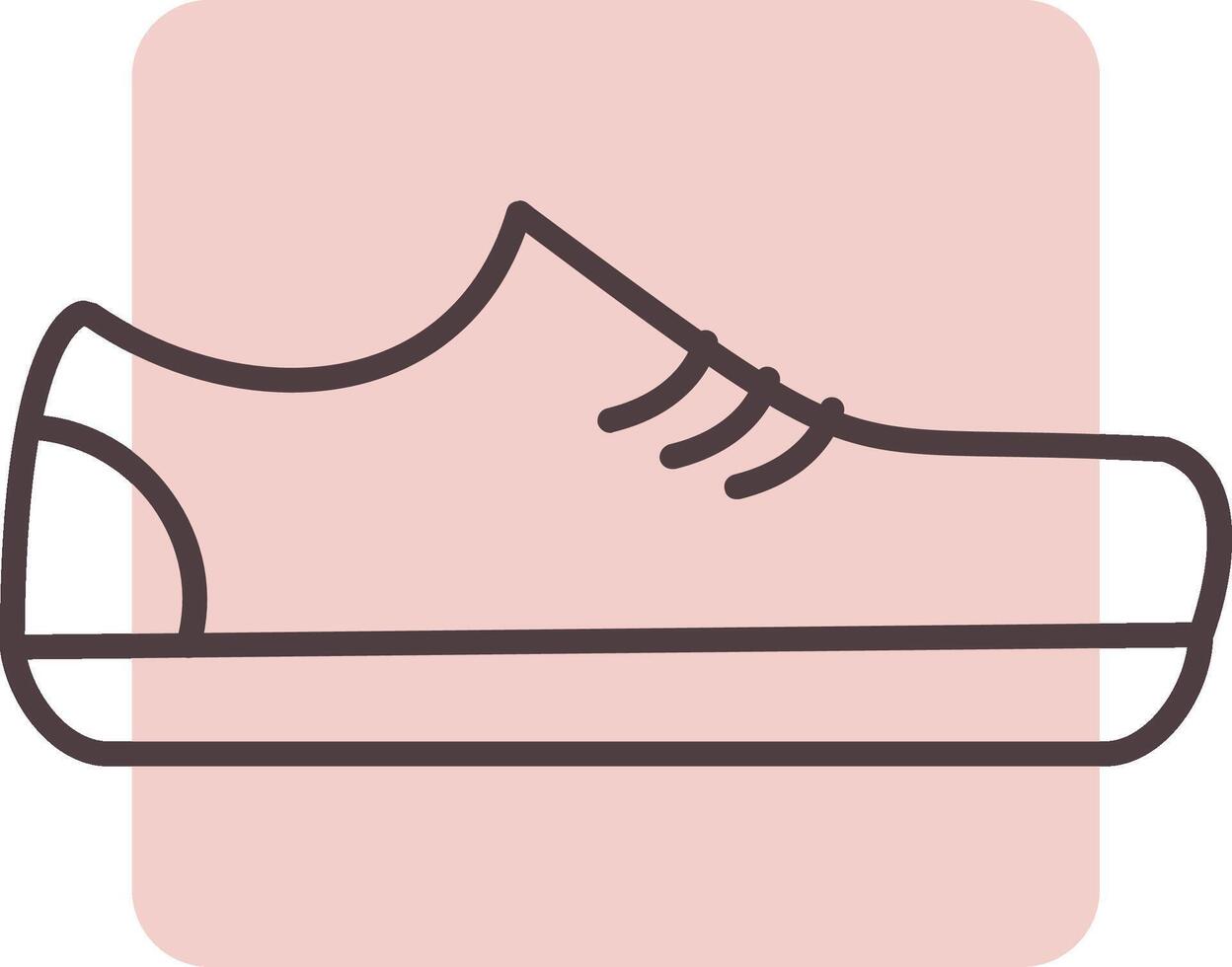 Academia sapatos linha forma cores ícone vetor