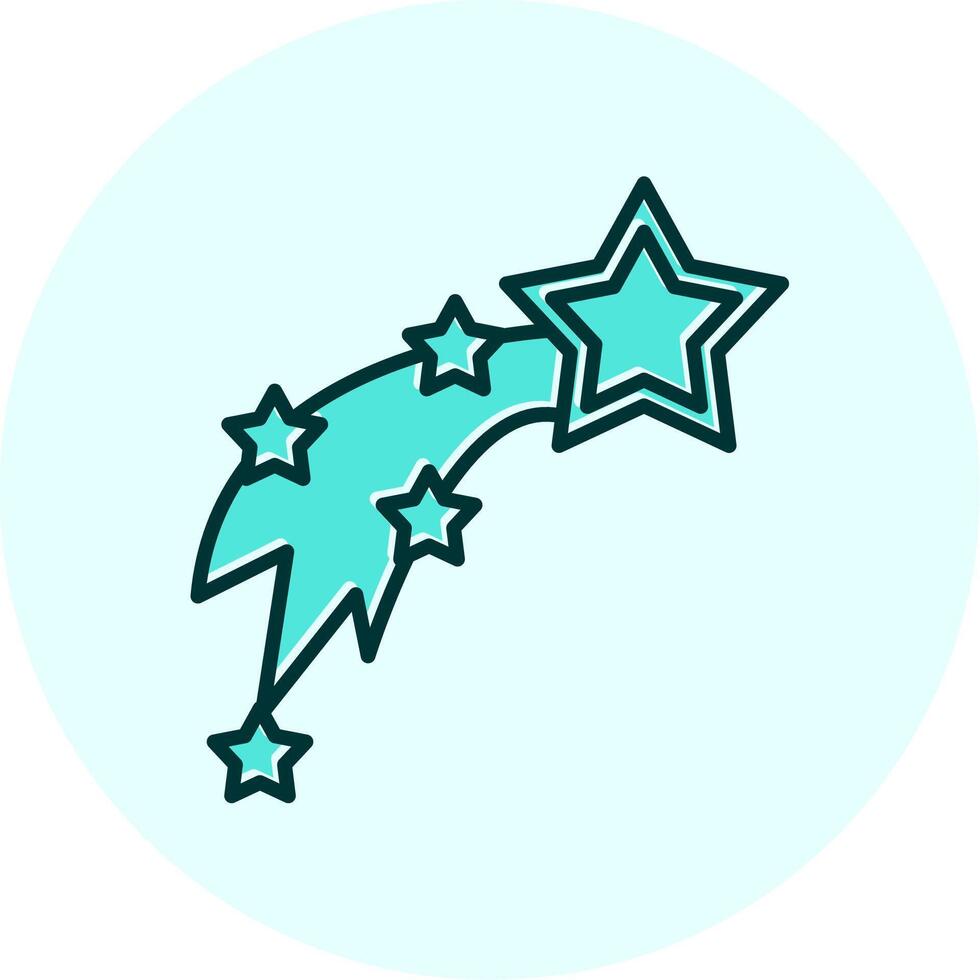 tiroteio estrelas vecto ícone vetor