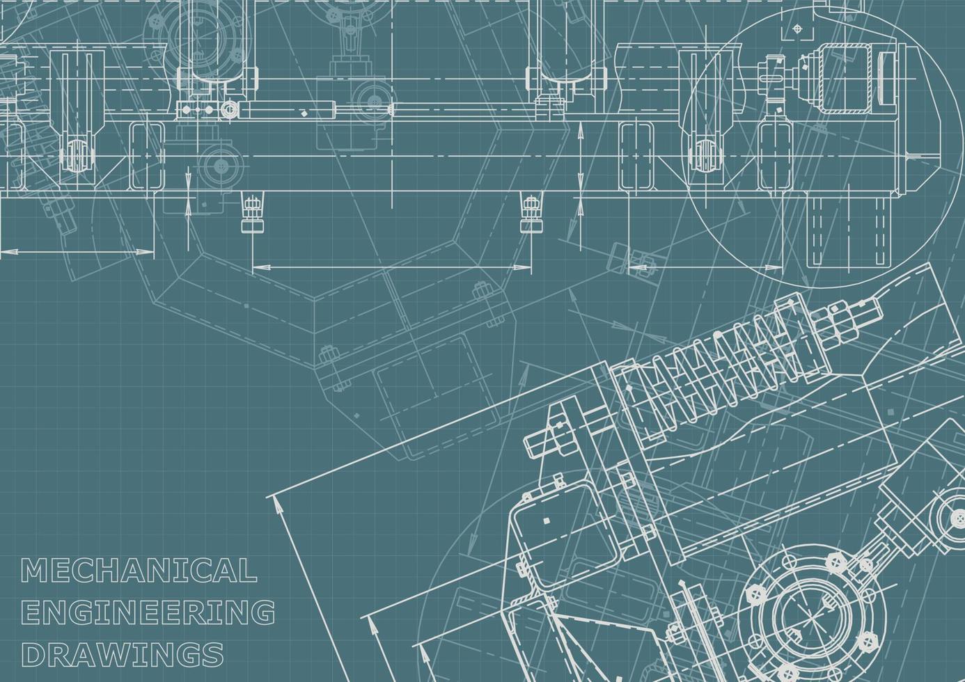 identidade corporativa. projeto. desenhos de engenharia vetorial vetor