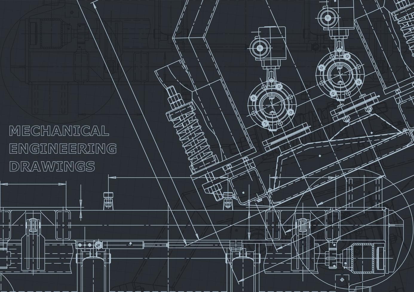 sistemas de design auxiliado por computador. projeto. estilo oficial vetor