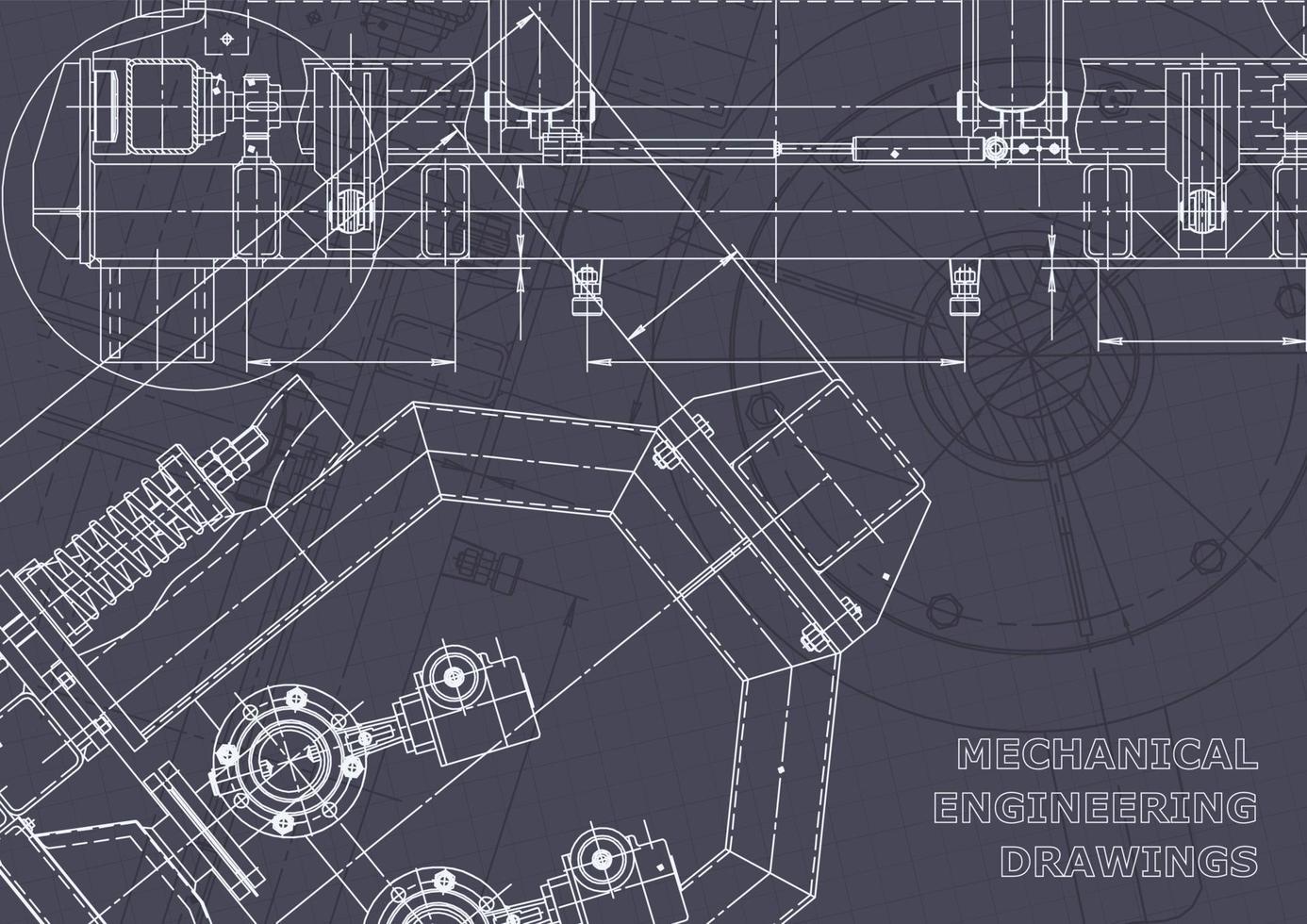 identidade corporativa. projeto. desenhos de engenharia vetorial vetor