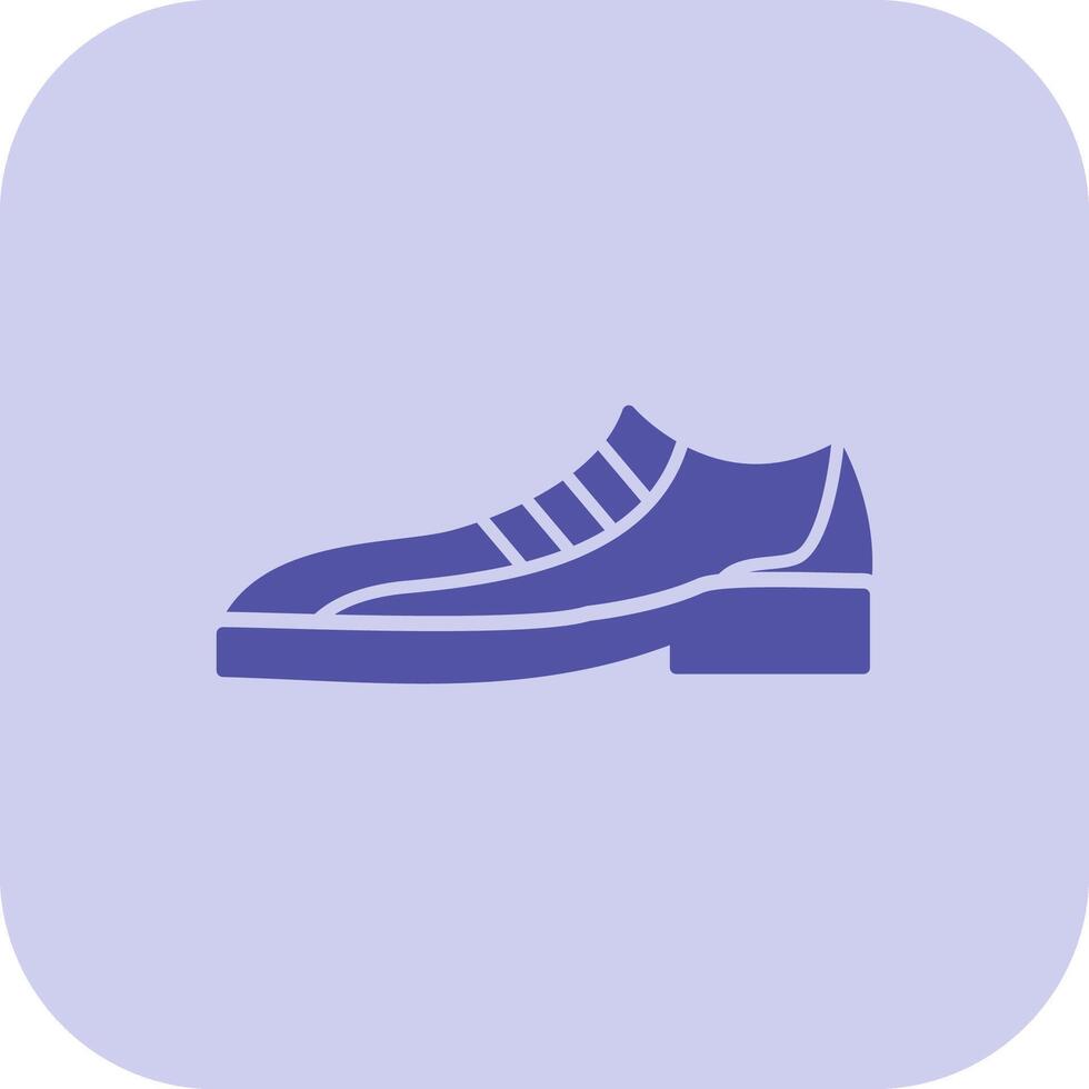 formal sapatos glifo trítono ícone vetor