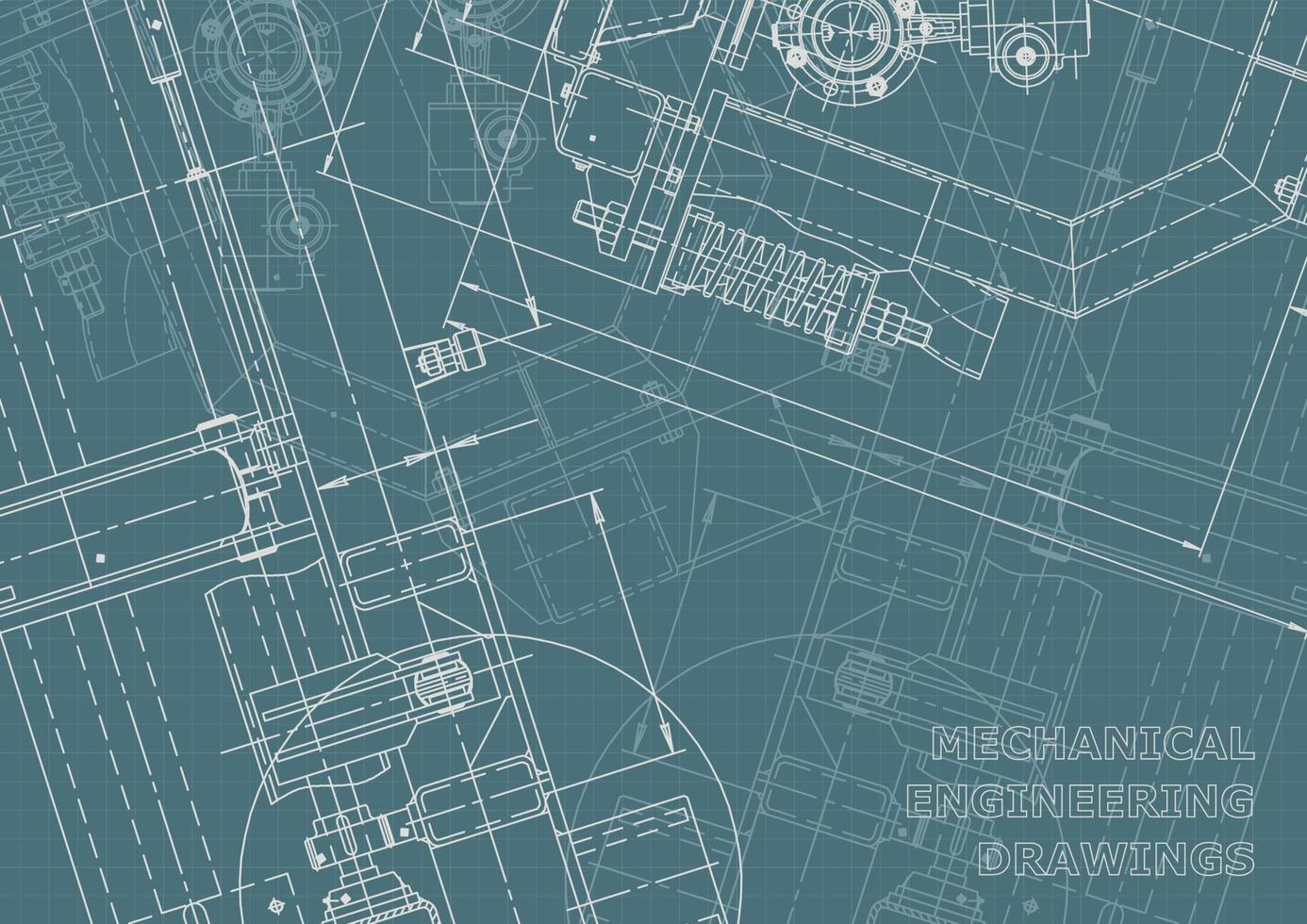 identidade corporativa. projeto. desenhos de engenharia vetorial vetor