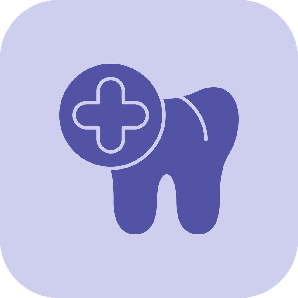 dental glifo trítono ícone vetor