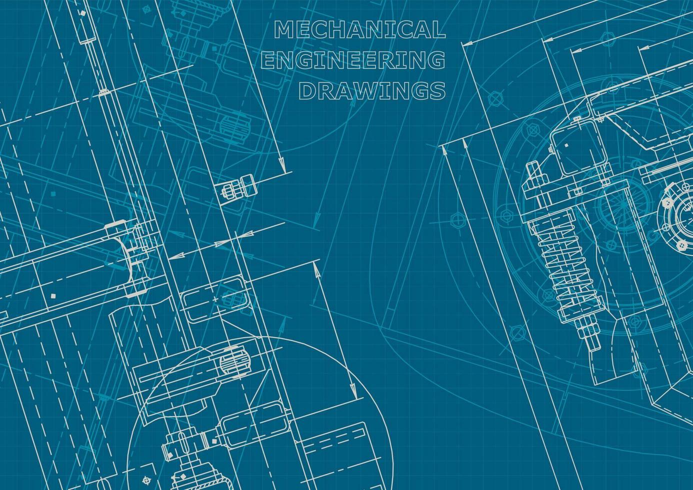 identidade corporativa. projeto. desenhos de engenharia vetorial vetor