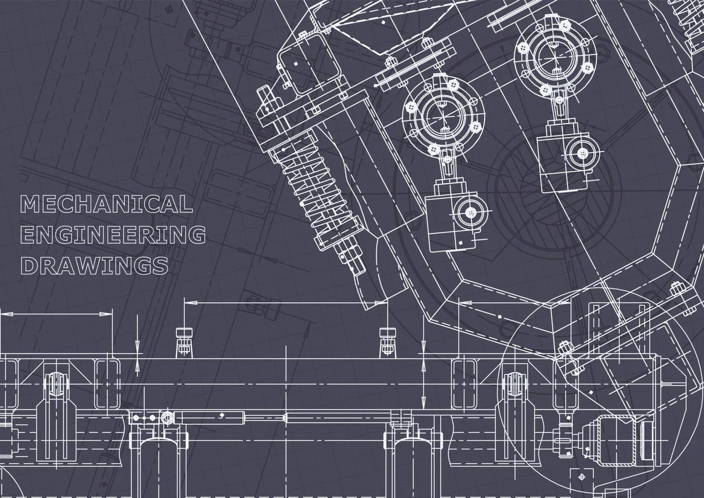 identidade corporativa. projeto. desenhos de engenharia vetorial vetor