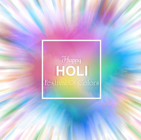 Feliz Holi festival celebração fundo colorido vetor