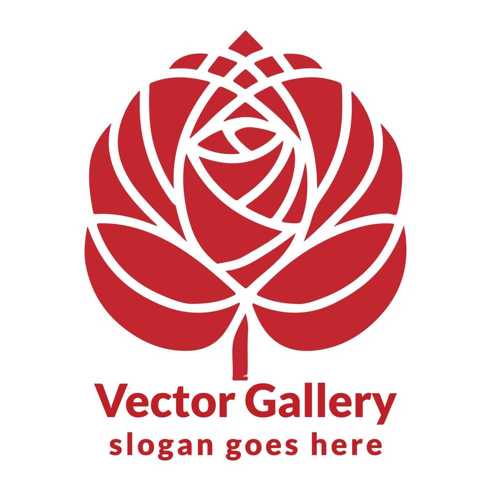 vermelho rosa logotipo Projeto vetor