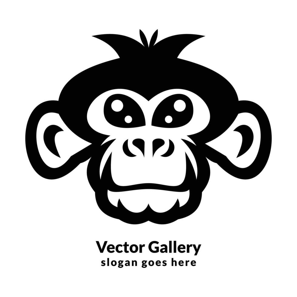 macaco logotipo ilustração vetor Projeto