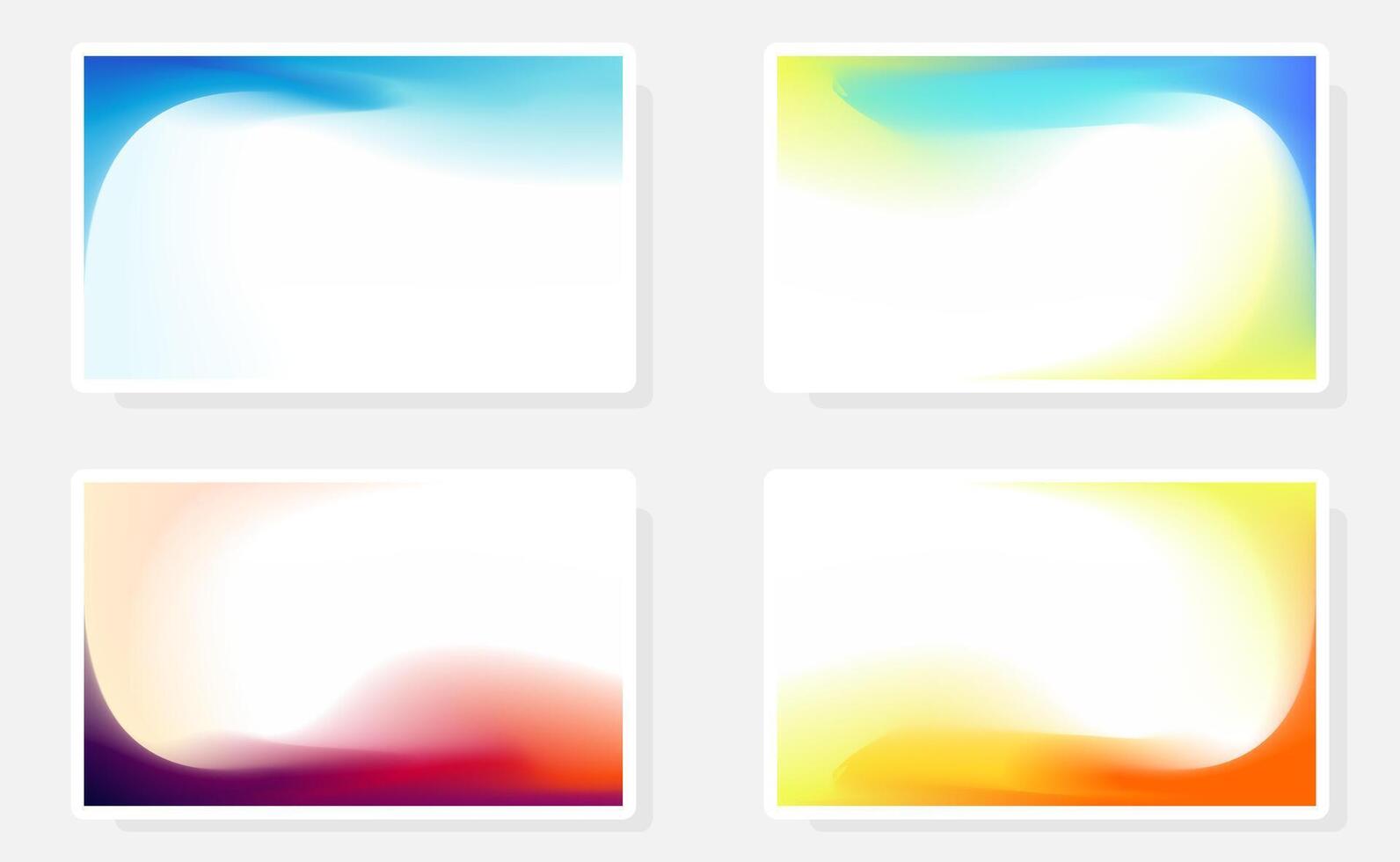 gradiente fundo conjunto simples moderno tela ou apresentação Projeto vetor ilustração