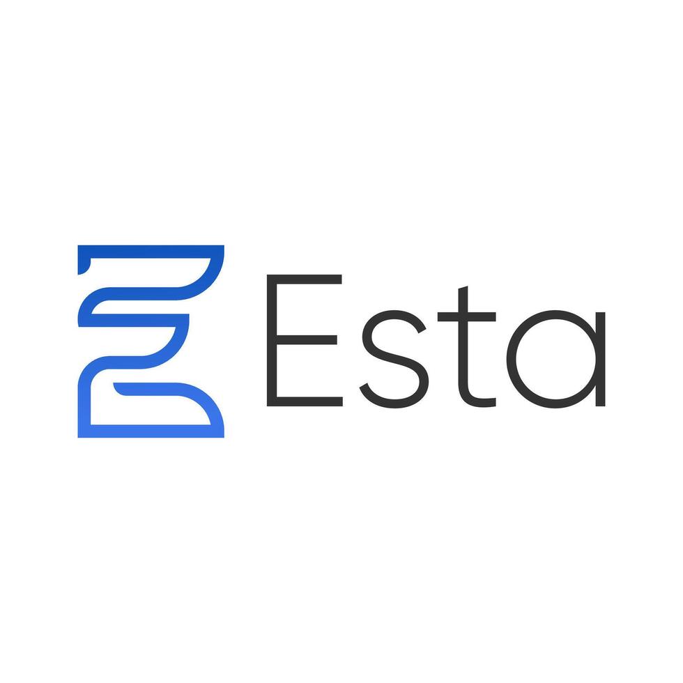 e moderno carta logotipo Projeto , e marca identidade Projeto vetor. vetor