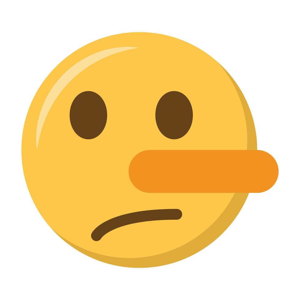 deitado face emoji ícone vetor