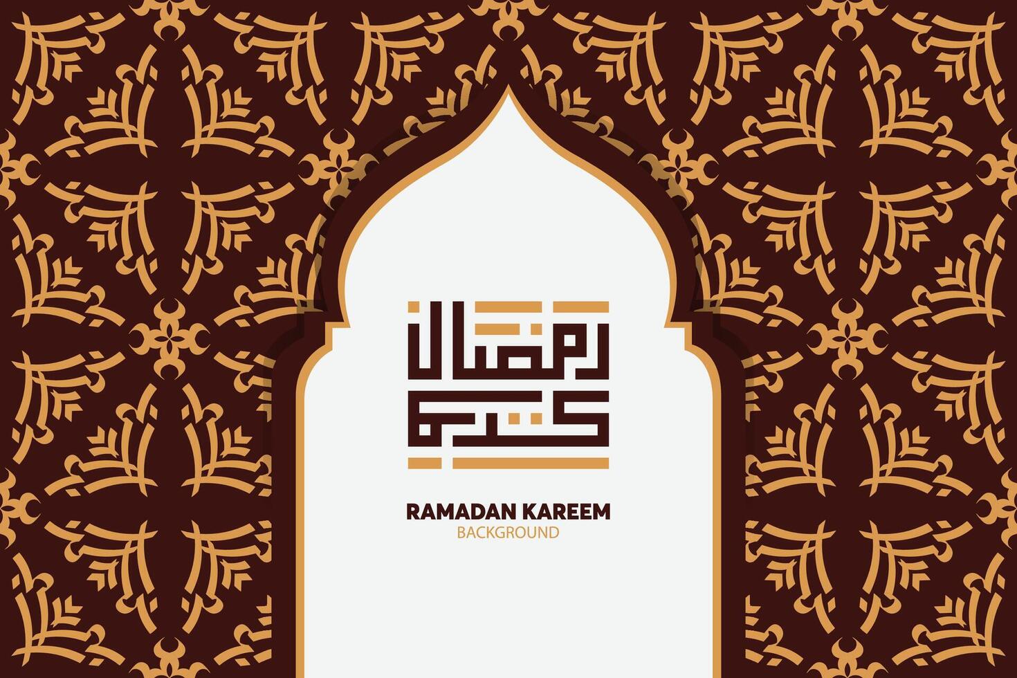 Ramadã kareem. islâmico cumprimento cartão modelo com Ramadã para papel de parede Projeto. poster, meios de comunicação bandeira. vetor ilustrações.