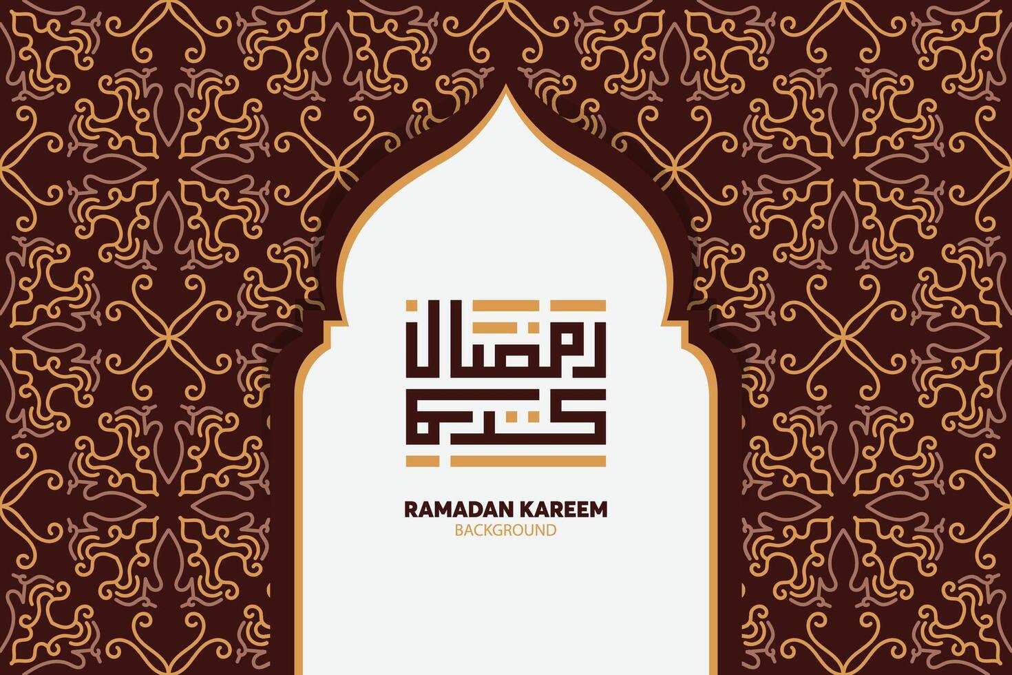 Ramadã kareem. islâmico cumprimento cartão modelo com Ramadã para papel de parede Projeto. poster, meios de comunicação bandeira. vetor ilustrações.