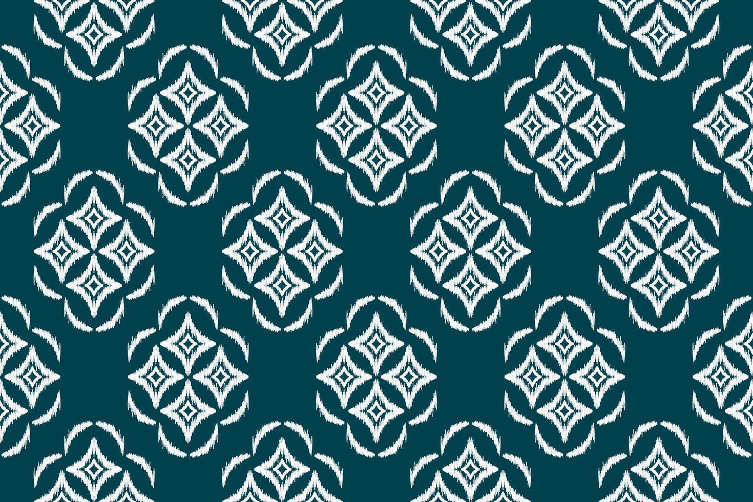 arte étnica ikat de tecido. padrão sem emenda em tribal. impressão de ornamento geométrico asteca. vetor