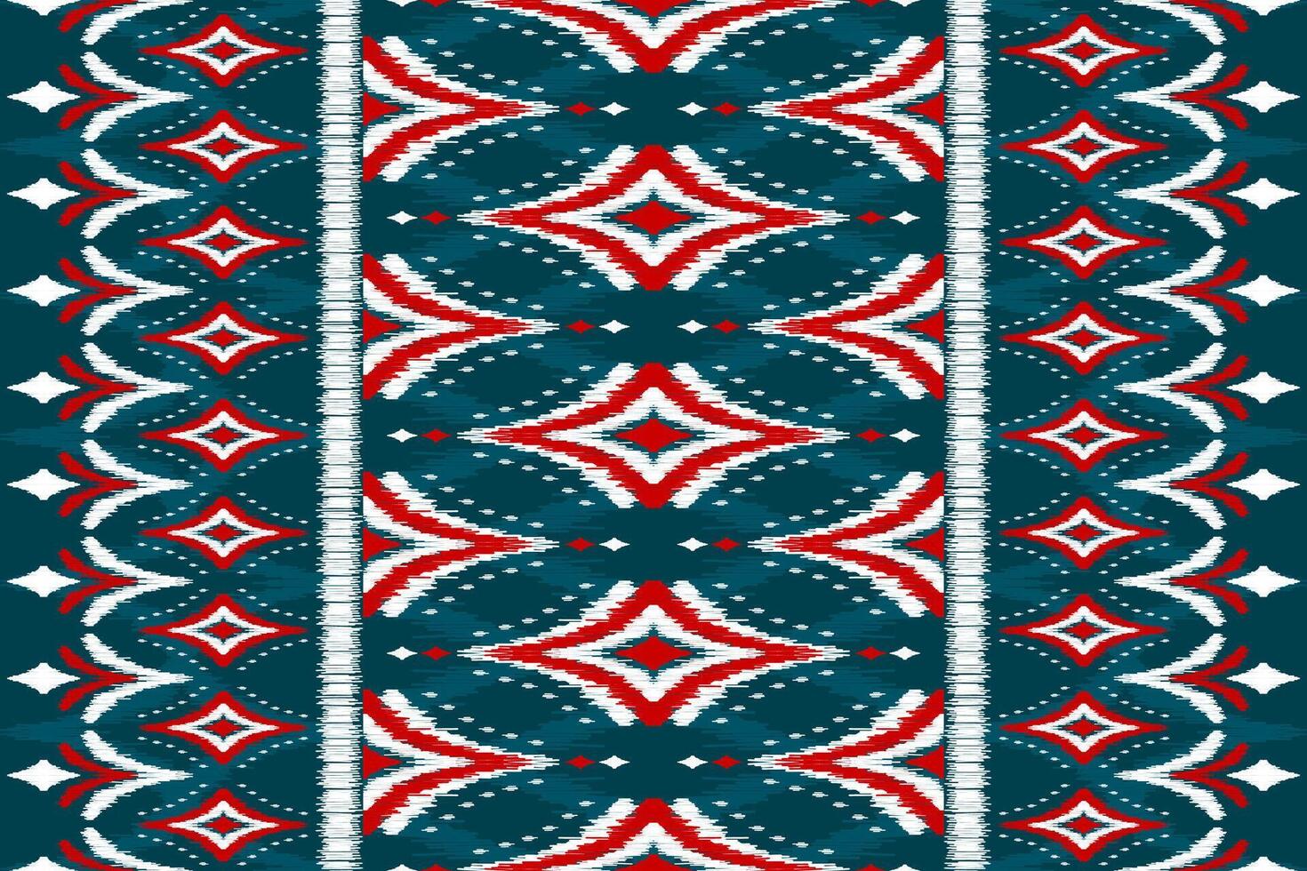 étnico ikat desatado padronizar tradicional. tapete tribal estilo. asteca enfeite imprimir. vetor