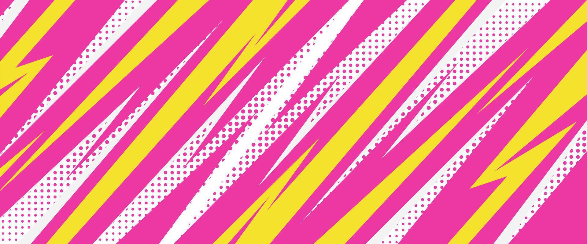 Esportes abstrato fundo com Rosa e amarelo ponto textura para bandeiras, cartazes, capas, Esportes jogos temas vetor