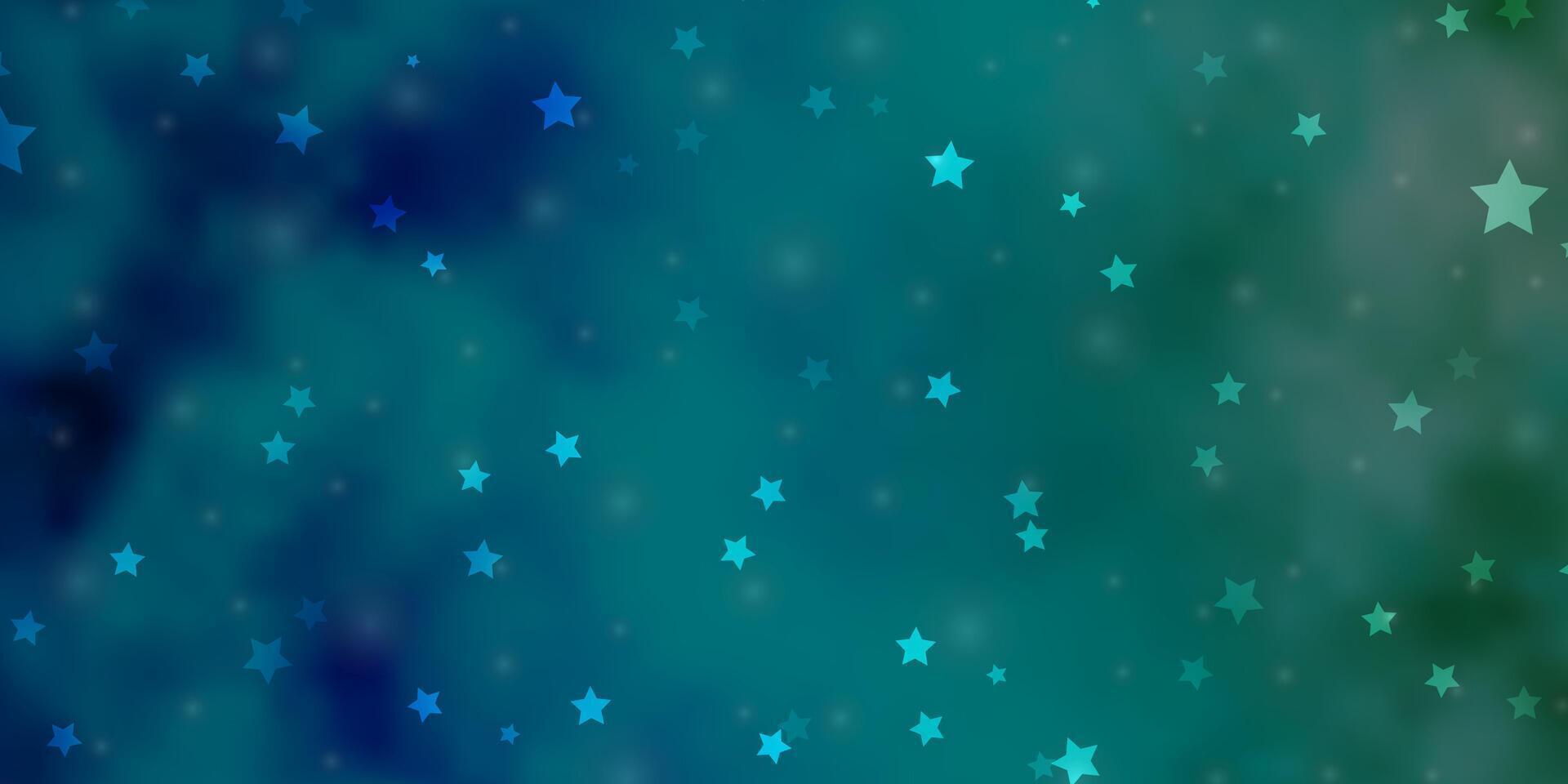 textura vector azul claro com lindas estrelas.