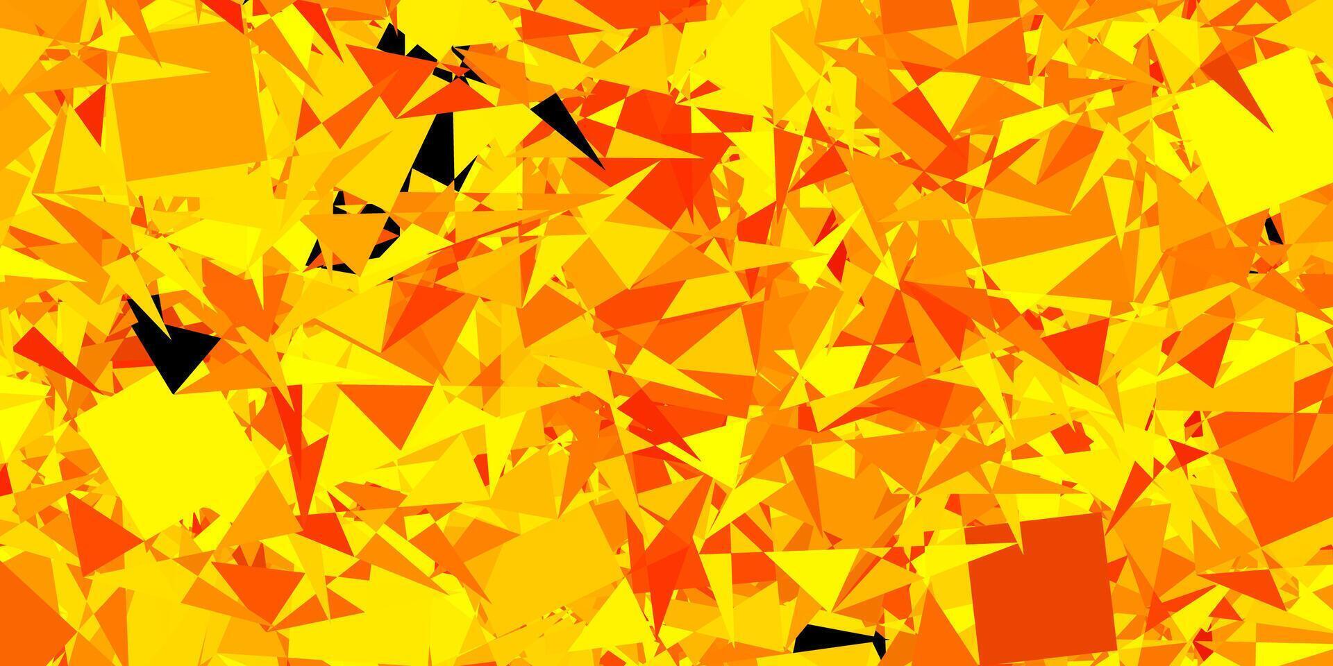 fundo vector laranja escuro com formas poligonais.