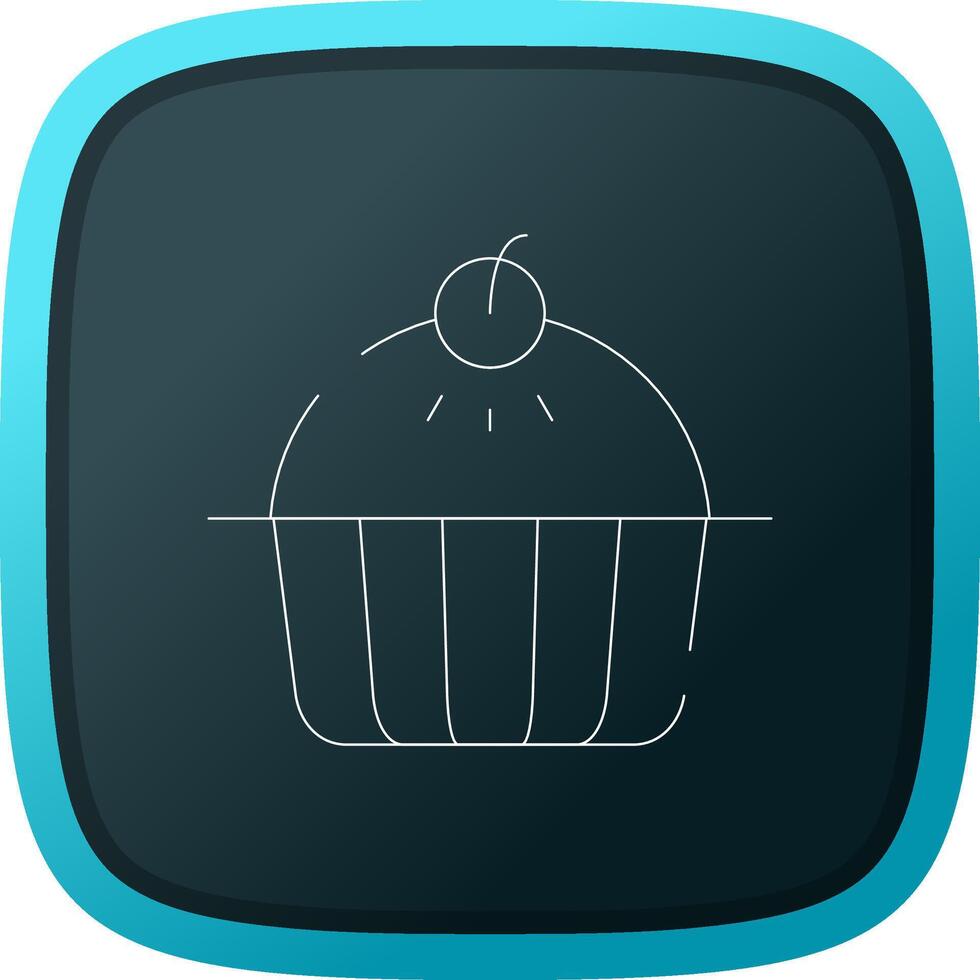 design de ícone criativo de torta de maçã vetor