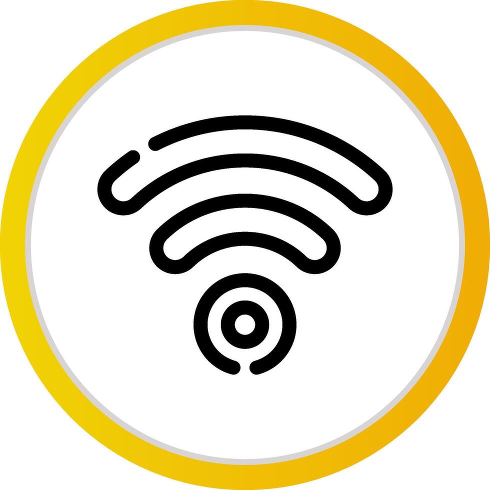 design de ícone criativo wi-fi vetor