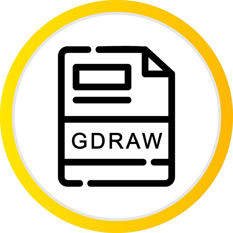 gdraw criativo ícone Projeto vetor